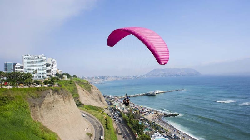 The Miraflores clifftops, on the Lima city tour — Lima — photograph by Trip360, our Peru operator